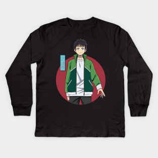 Zom 100 - Akira Tendou Kids Long Sleeve T-Shirt